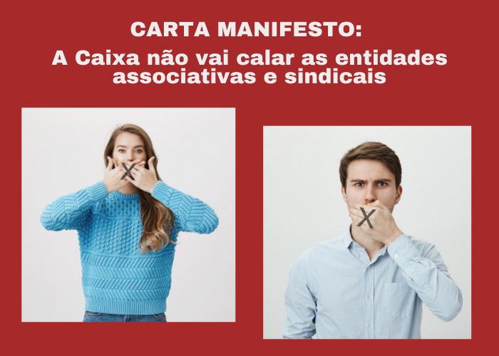 Fenae E Apcef S Divulgam Carta Manifesto Contra Censura S Entidades