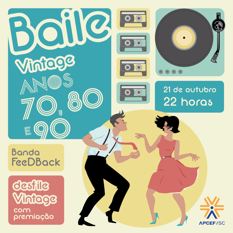 Baile Vintage - Banner- PNG