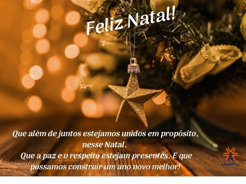 Uma força além de nós mantém o desejo de estarmos juntos. Então, que estejamos unidos e em paz nesse Natal.